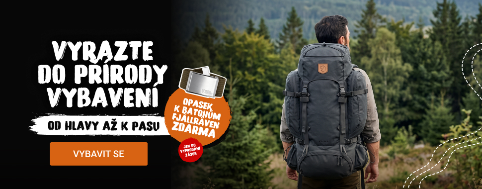 Do přírody vybaveni od hlavy až k pasu - nyní opasek ke každému batohu Fjallraven ZDARMA