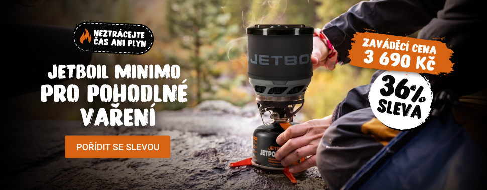 Jetboil MiniMo 1L za zaváděcí cenu 3 690 Kč místo 5 799 Kč