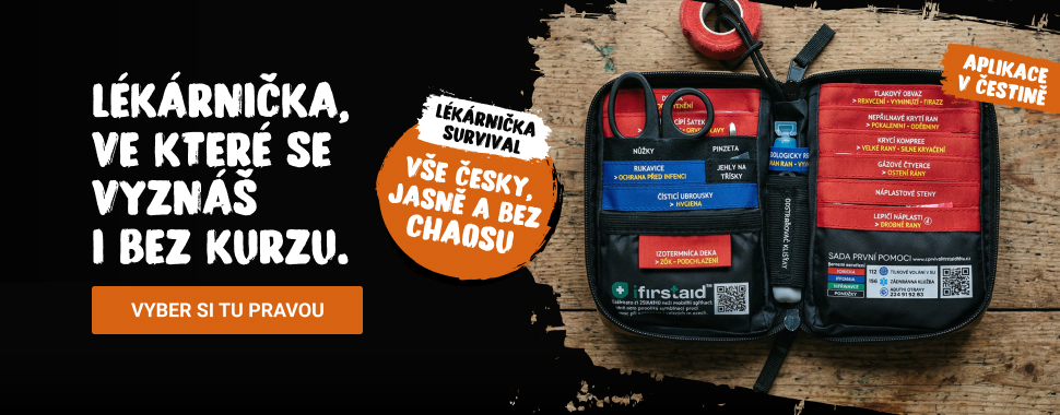 Lékárnička do batohu i auta: Jak ji vybrat a proč mi dává smysl systém SURVIVAL?