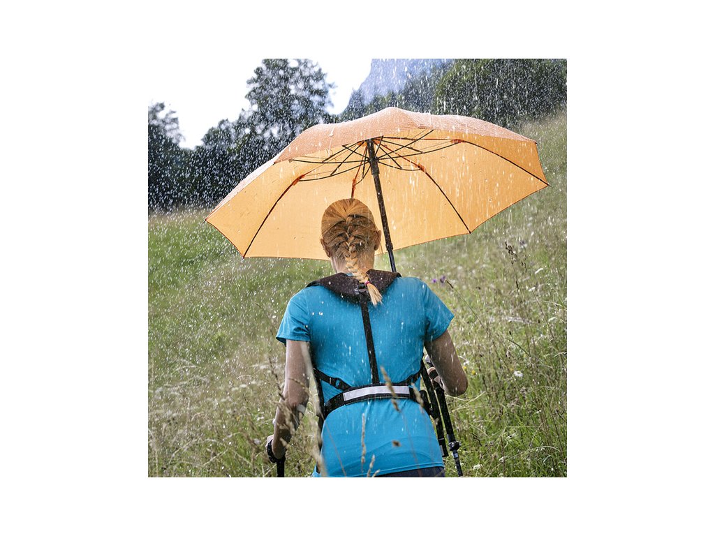 Deštník EUROSCHIRM TeleScope HandsFree - ČERNÝ ⭐| Vyberte si Outdoor  deštníky na BUSHCRAFTshop.cz