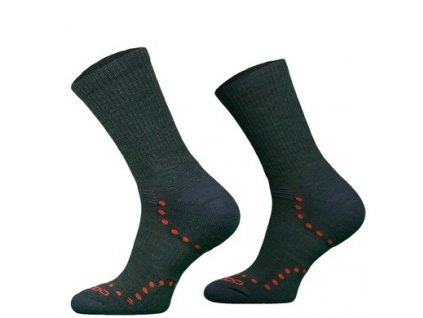 Ponožky COMODO STAL - Merino/Alpaca - treking - khaki