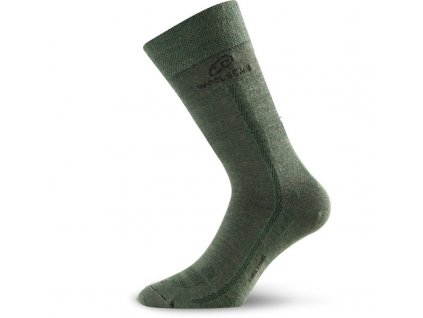 Ponožky Lasting WLS 70% Merino - zelené