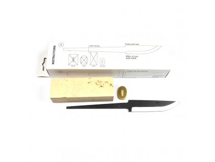 Stavebnice nože BRISA Farmer 110 Kit - Curly Birch