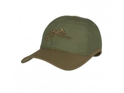 Čepice HELIKON Logo Cap Olive Green / Adaptive Green