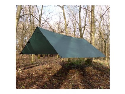 Bivakovací celta / plachta DD HAMMOCKS Tarp 3,5x3,5m - OLIVE