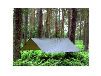 Bivakovací celta / plachta DD HAMMOCKS Tarp 3x3m - OLIVE