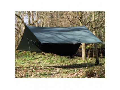 Bivakovací celta / plachta DD HAMMOCKS SuperLight Tarp 3x2,9m - OLIVE (460g)