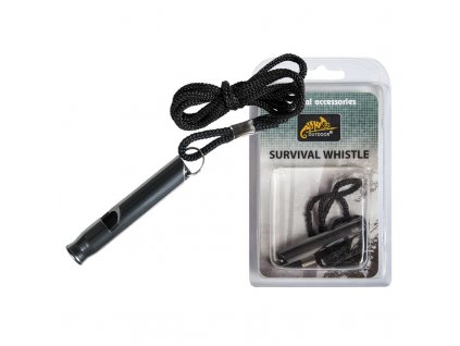 Píšťalka HELIKON Survival Whistle - Aluminum - Black