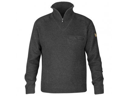 Svetr Fjallraven Koster Sweater Dark Grey jen za 4 690 K Vyberte si Panske outdoor svetry na BUSHCRAFTshop.cz
