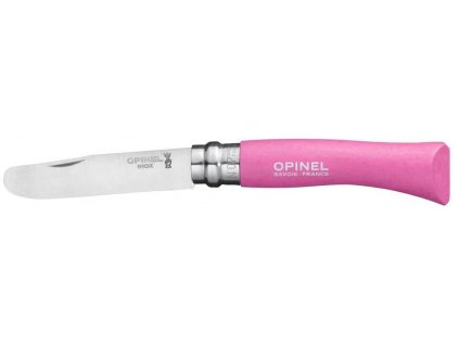 My first OPINEL VRI 7 Inox, 8 cm, fuchsia