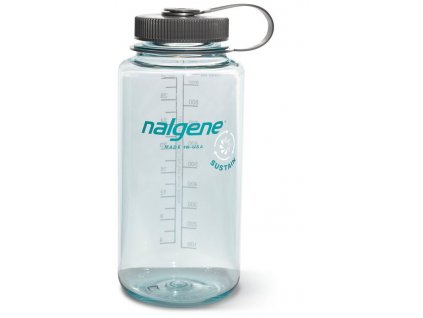 Láhev NALGENE Wide Mouth Sustain 1000ml - SEAFOAM - 50% recyklát