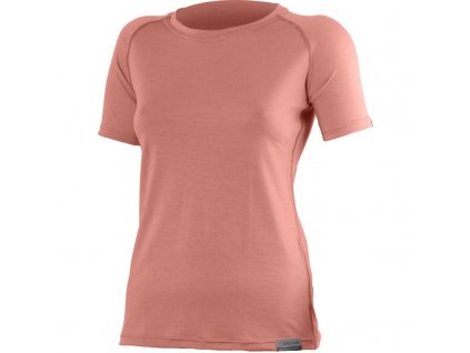 Dámské vlněné Merino triko ALEA 160g - lososová