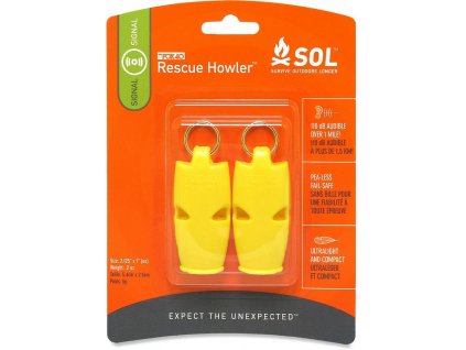 Píšťalka S.O.L. Rescue Howler - 2 ks