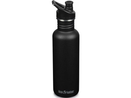 Láhev KLEAN KANTEEN Classic 800 ml Sport Cap - Black
