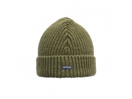 Čepice DEVOLD Nansen Wool Beanie - Olive
