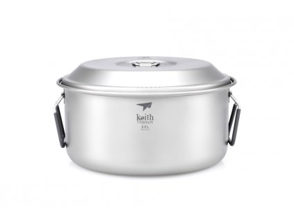 Titanový hrnec KEITH Titanium Pot 2,5l Ti6018 (370g)