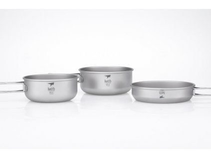 Titanová třídílná sada na vaření Keith Cook Set Ti6053 (243g)