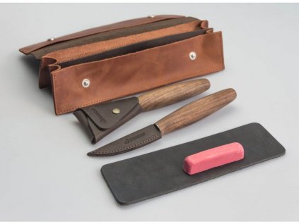 1095 1 beavercraft s01x spoon carving set genuine leather case 1