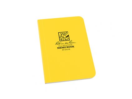 Voděodolný zápisník Rite in the Rain Pocket Memo Book ŽLUTÝ no.374 - MALÝ