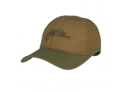 Čepice HELIKON Logo Cap Coyote / Olive Green
