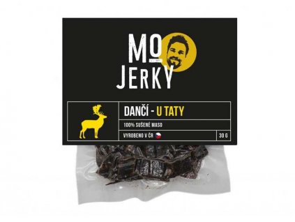 Sušené maso MO JERKY Dančí jerky - U taty 30g