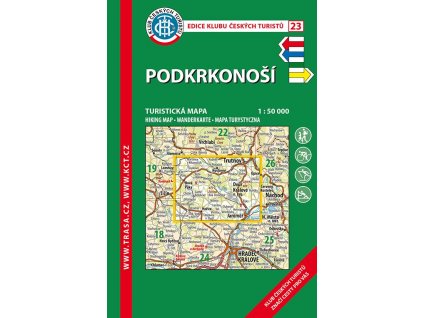 Turistická mapa - Podkrkonoší 8. vydání, 2019