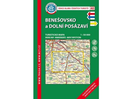 20988 turisticka mapa benesovsko dolni posazavi 9 vydani 2022