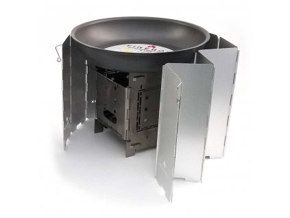 Skládací závětří Firebox Windscreen - Small