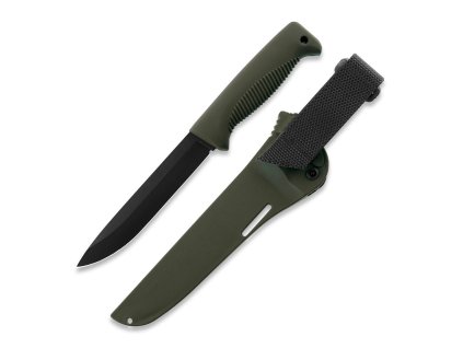 Nůž Peltonen Knives Sissipuukko M95 (PTFE 2024) Ranger Knife Olive - kompozitní pouzdro FJP136