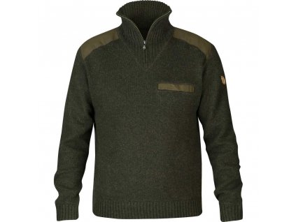 Svetr Fjällräven Koster Sweater - Dark Olive