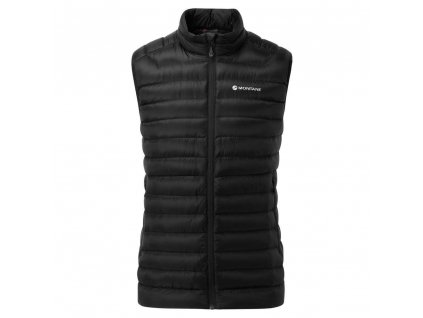 Péřová vesta MONTANE Anti-Freeze Packable Down Gilet - Black