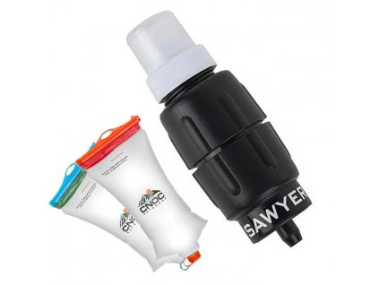 Sada vodního filtru SAWYER SP2129 MICRO + 2x Skládací láhev CNOC Vecto 2L