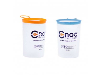 Skládací kelímky CNOC Curn Collapsible Cups, 250 ml (Orange + Blue) - 2 ks