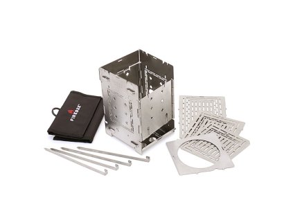 Turistický vařič DŘÍVKÁČ Firebox G2 TITANIUM Folding Stove DELUXE COMBO