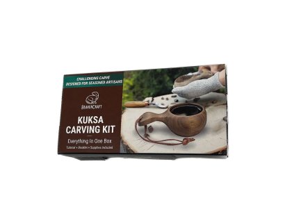 Dárková vyřezávací sada BeaverCraft DIY07 Kuksa Carving Set - ořech