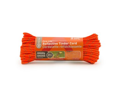 Reflexní hořlavá padáková šňůra 275 S.O.L Fire Lite Reflective Tinder Cord - 15,2m