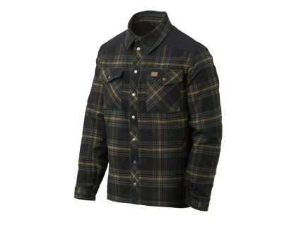 Zateplená dřevorubecká košile Helikon-Tex Winter Warden Shirt - Plaid Slate Moorland