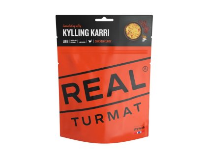 Dehydratované jídlo REAL TURMAT Chicken Curry - kuřecí kari - 500g