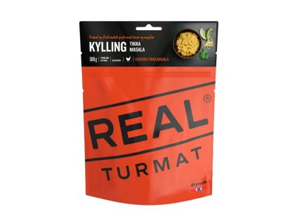 Dehydratované jídlo REAL TURMAT Chicken tikka masala - kuřecí tikka masala - 500g