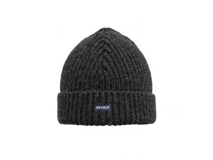 Čepice DEVOLD Nansen Wool Beanie - Anthracite