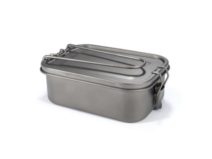 Titanový multifunkční jídelní box Origin Outdoors LunchBox 2 in 1 Titan - 800 ml