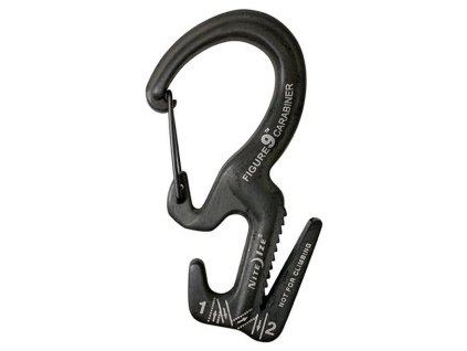 Utahovací karabina se zámkem Nite Ize Figure 9 Carabiner Rope Tightener - Large