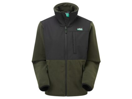 Mikina Ridgeline Hybrid Fleece - Olive & Black