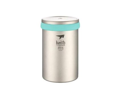 Hrnek Keith Titanium Ti3522 450ml - Tyrkysový