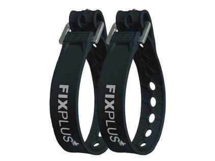Multifunkční stahovací popruh FIXPLUS+ 35cm BLACK - 2kusy