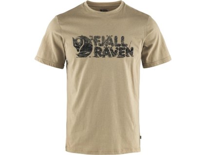 Tričko Fjällräven Lush Logo T-Shirt - Fossil