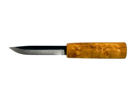 Nůž Juha Perttula JSP - Village Smith Puukko Curly Birch - 105 mm