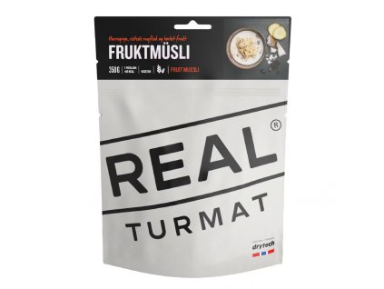 Dehydratované jídlo REAL TURMAT Fruit Muesli with Apple - Ovocné müsli s jablky