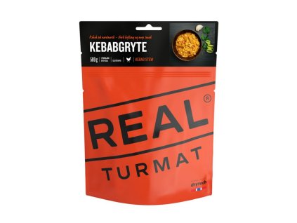Dehydratované jídlo REAL TURMAT Kebab Stew - Kebab s kuřecím masem a rýží 500g