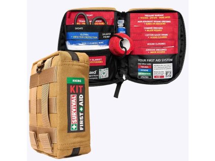 bushcraftshopCZ Lékárnička SURVIVAL First Aid Kit Hiking 04